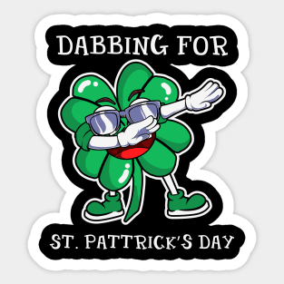 Dabbing For St. Patrick's day Sticker